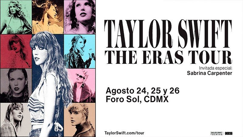 Taylor Swift llega por primera vez a México con su gira “The Eras Tour”