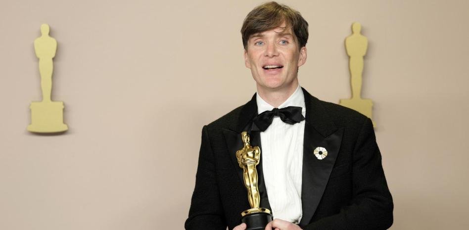 Premios Oscar 96: Cillian Murphy gana a Mejor Actor por Oppenheimer