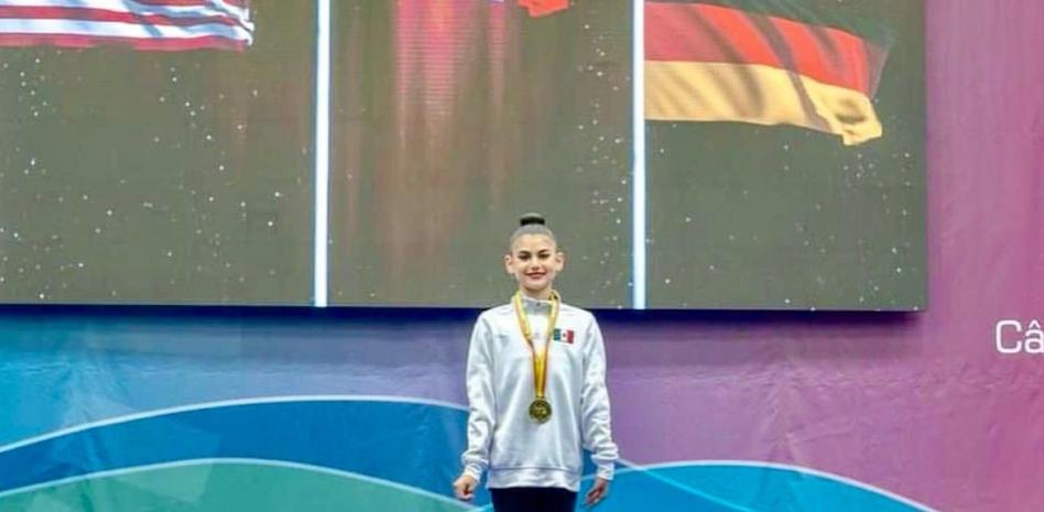 Ana Abraham logra tres medallas en Torneo Internacional de Gimnasia Rítmica