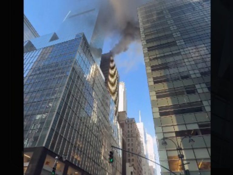 Edificio en llamas en Nueva York: incendio irrumpe cerca del desfile de San Patricio
