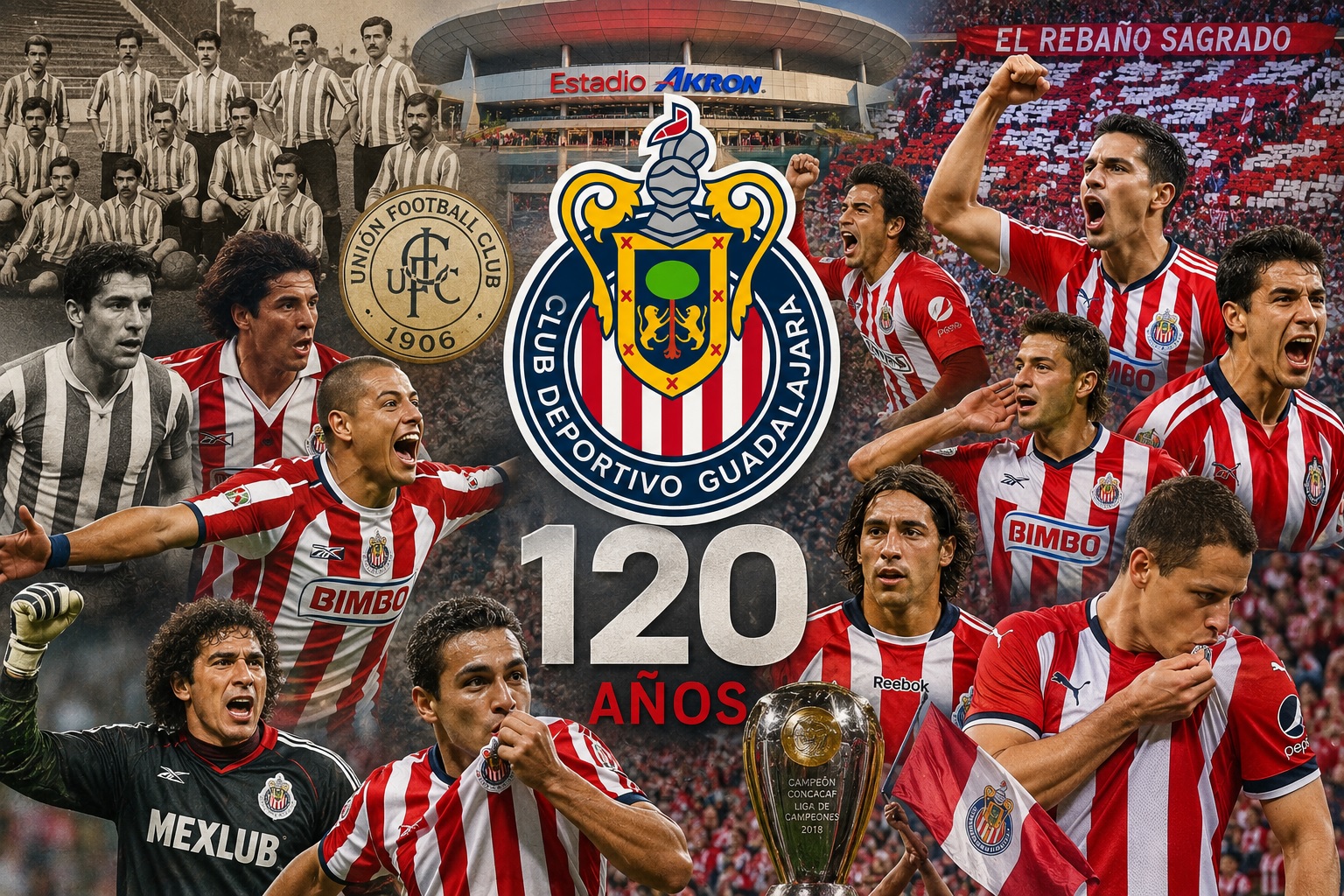 Chivas cumple 120 años como símbolo del futbol mexicano