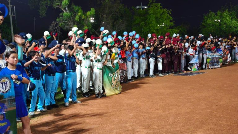 Arranca oficialmente el Torneo de béisbol Nacional Nuevos Valores en la categoría 11-12 años en Ahome