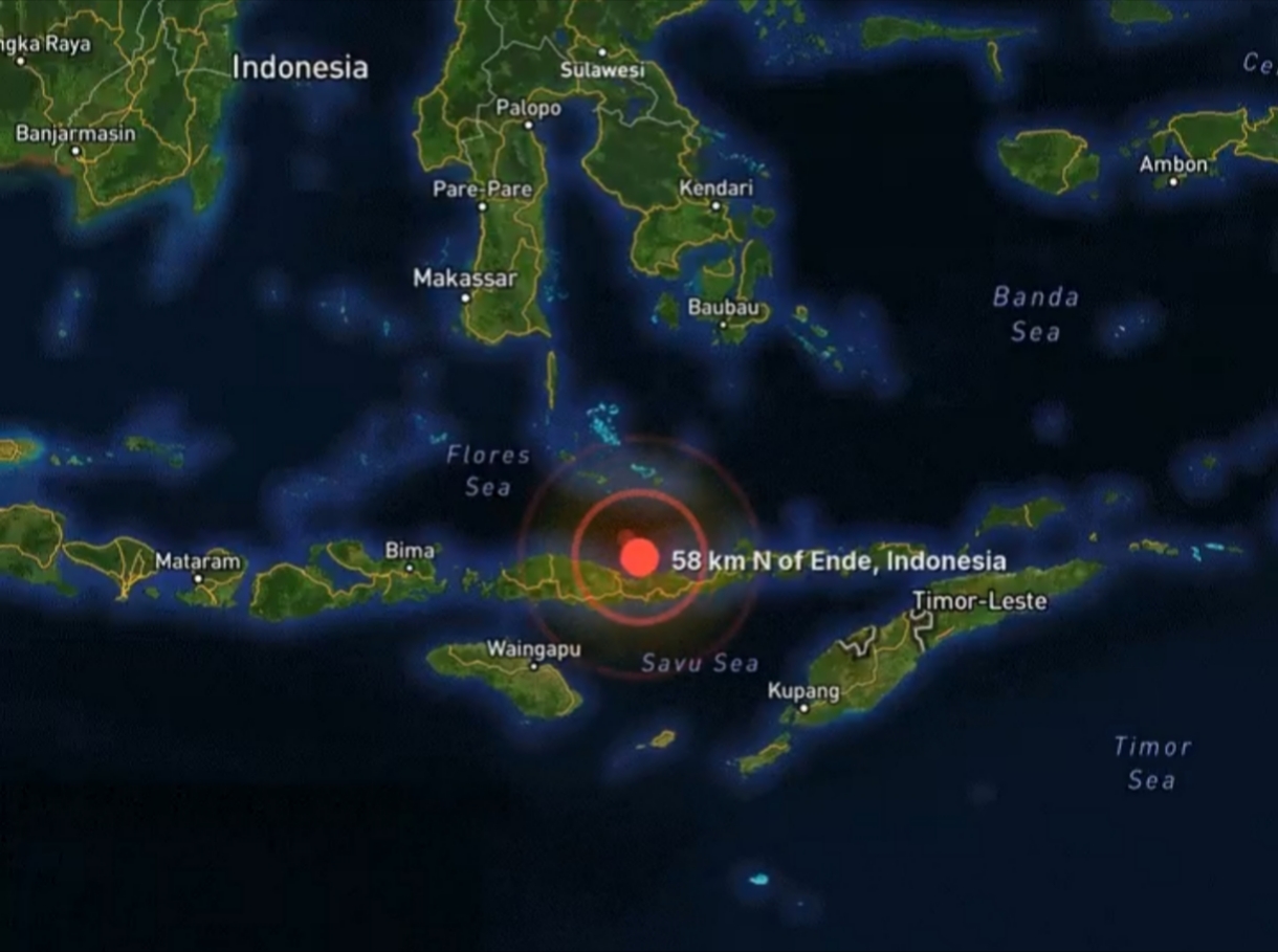 Terremoto de 7.7 sacude la costa de Indonesia y activa alerta de tsunami